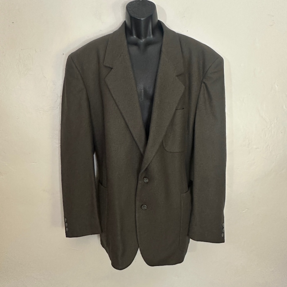 Alexander Shields Flannel Blazer 48R Gently worn vintage 2 button Ventless